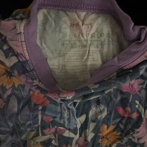 Little Sleepies Two Piece Floral Pajama Set - Dusk Blooms 12-18m